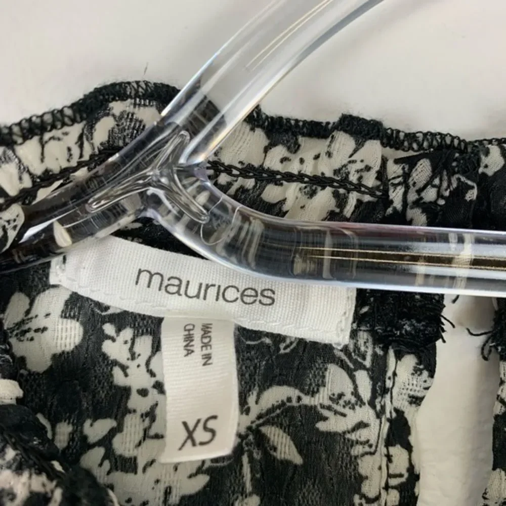 Maurice’s Floral Black and White Tank